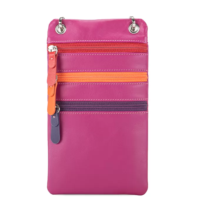 Mywalit Pochette^Organiser Con Tripla Zip Da Collo Sangria Multi