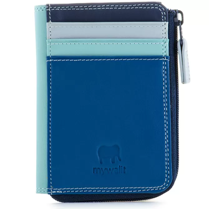 Mywalit Portamonete^Portafoglio Piccolo Con Zip Denim