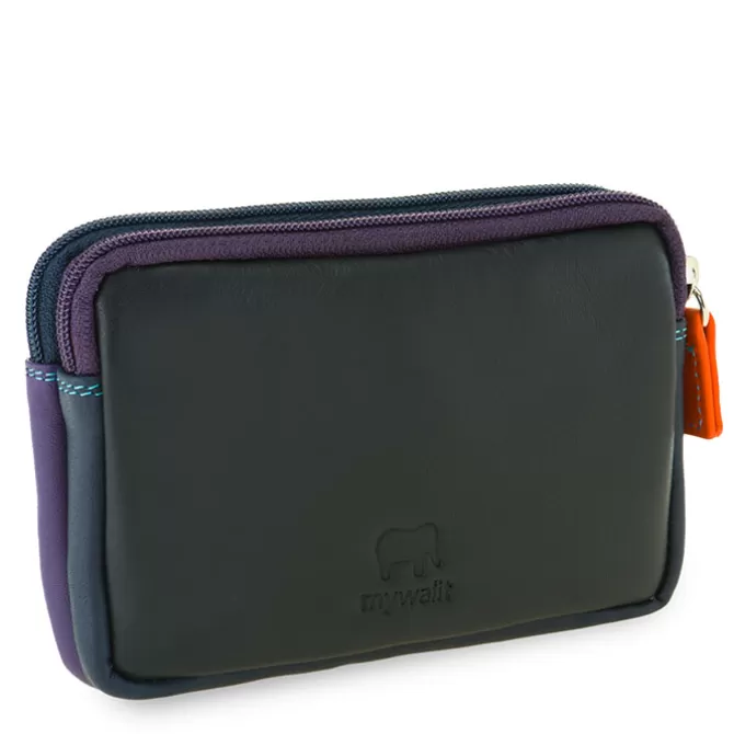 Mywalit Pochette^Portafoglio/Astuccio In Pelle Con Doppia Zip Black Pace