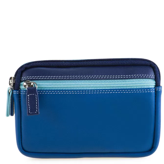 Mywalit Pochette^Portafoglio/Astuccio In Pelle Con Doppia Zip Denim