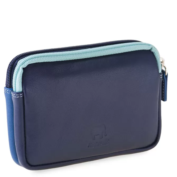 Mywalit Pochette^Portafoglio/Astuccio In Pelle Con Doppia Zip Denim